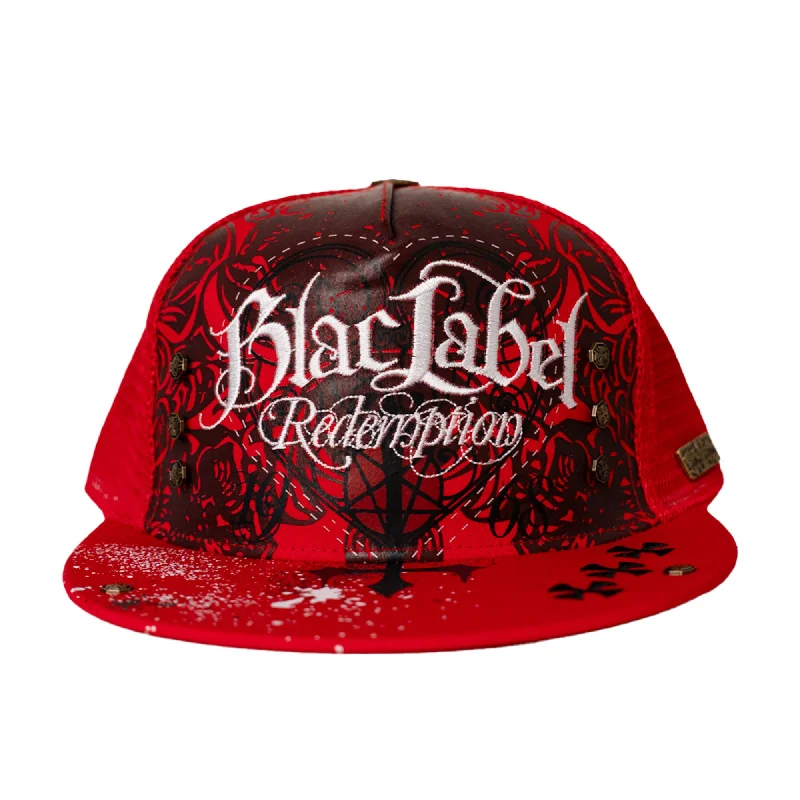 BLAC LABEL REDEMPTION SNAPBACK HAT (RED)