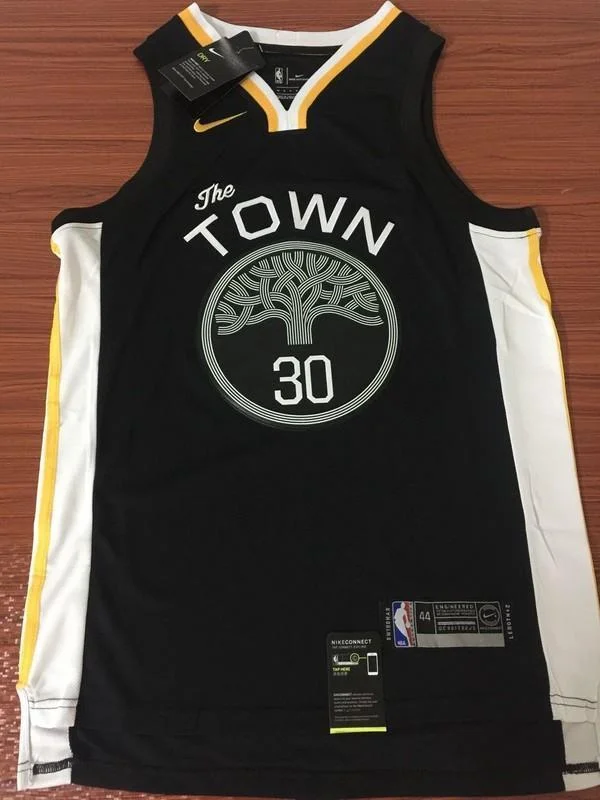 Men 30 Stephen Curry City Jersey Black Golden State Warriors Fanatics