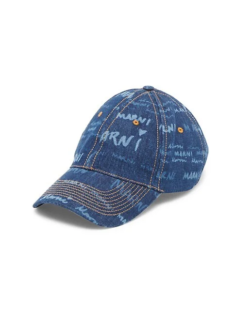 Marni Megamarni Cotton Denim Hat