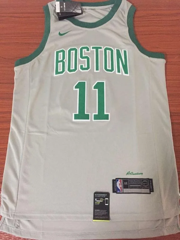 Men 11 Kyrie Irving Jersey Gray Boston Celtics Swingman Fanatics