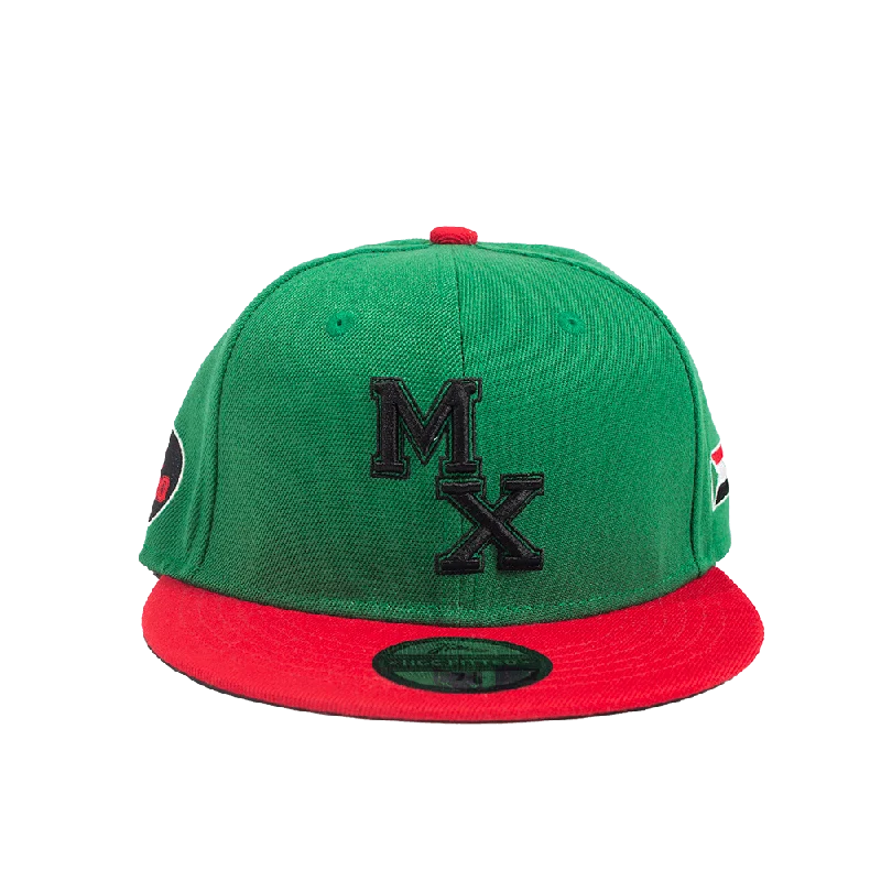 MALCOLM X GREEN FITTED HAT