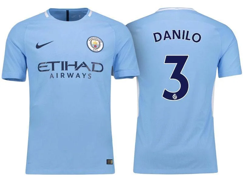 Men 3 Danilo Luiz da Silva Jersey Home Soccer Manchester City Jersey Premier League