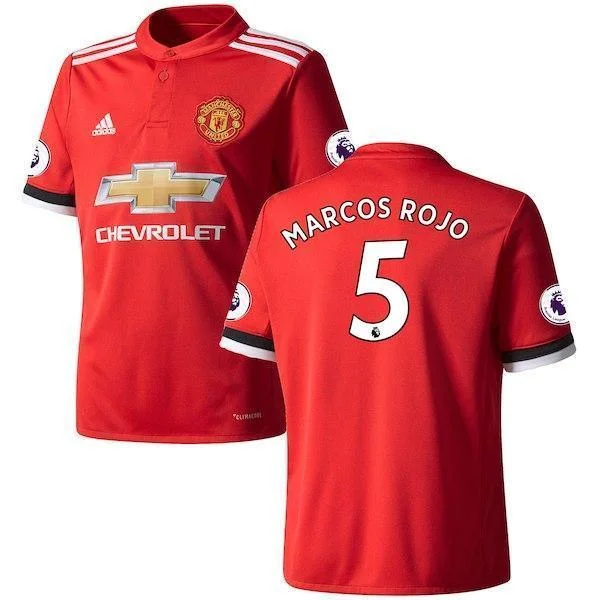 Men 5 Marcos Rojo Jersey Soccer Manchester United Jersey 2018 Premier League