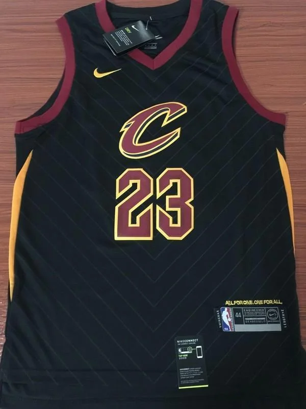 Men CAVS 23 Lebron James Jersey Black Cleveland Cavaliers Jersey Fanatics