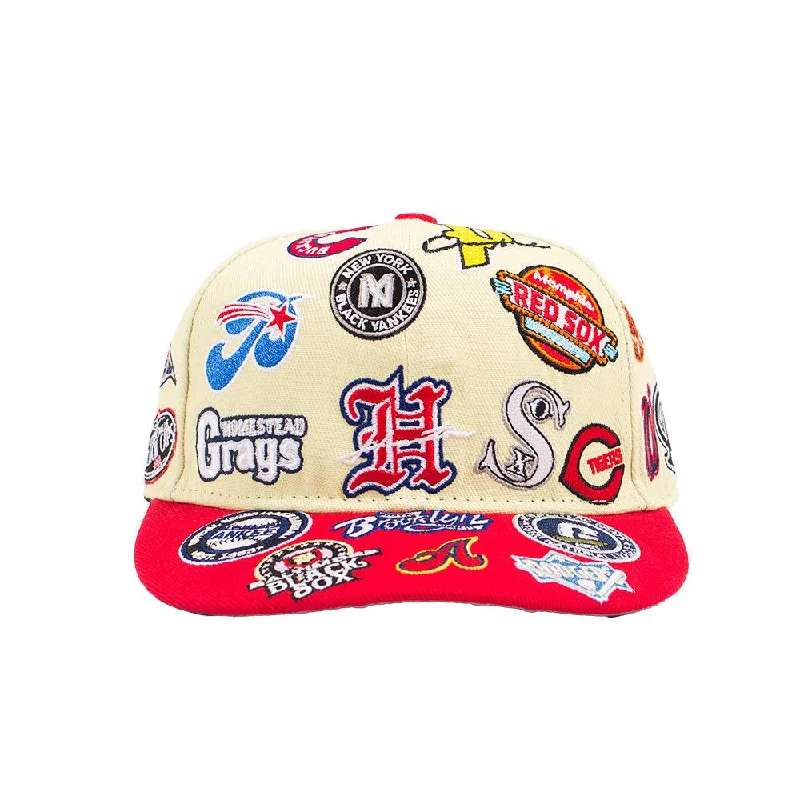 NEGRO LEAGUE COLLAGE FITTED HAT