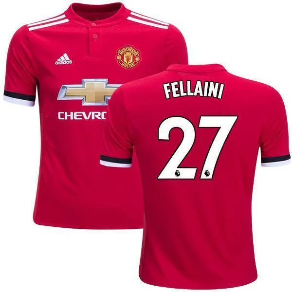 Men 27 Marouane Fellaini Jersey Soccer Manchester United Jersey 2018