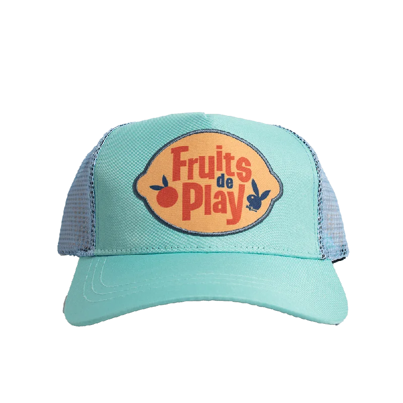 FRUITS DE PLAY PLAYBOY TRUCKER HAT (TEAL)