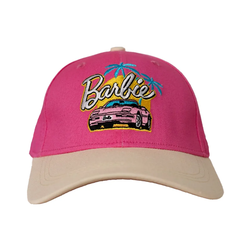 MALIBU BARBIE HAT (PINK/CREAM)