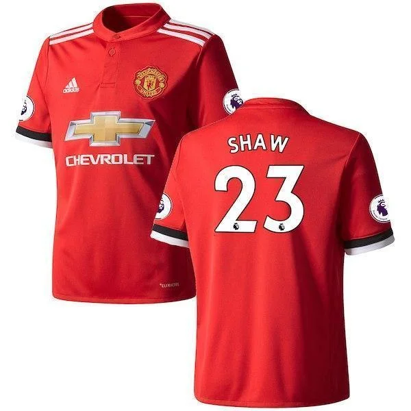 Men 23 Luke Shaw Jersey Soccer Manchester United Jersey 2018