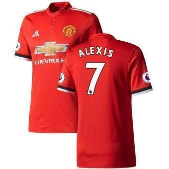 Men 7 Alexis Sanchez Jersey Soccer Manchester United Jersey 2018