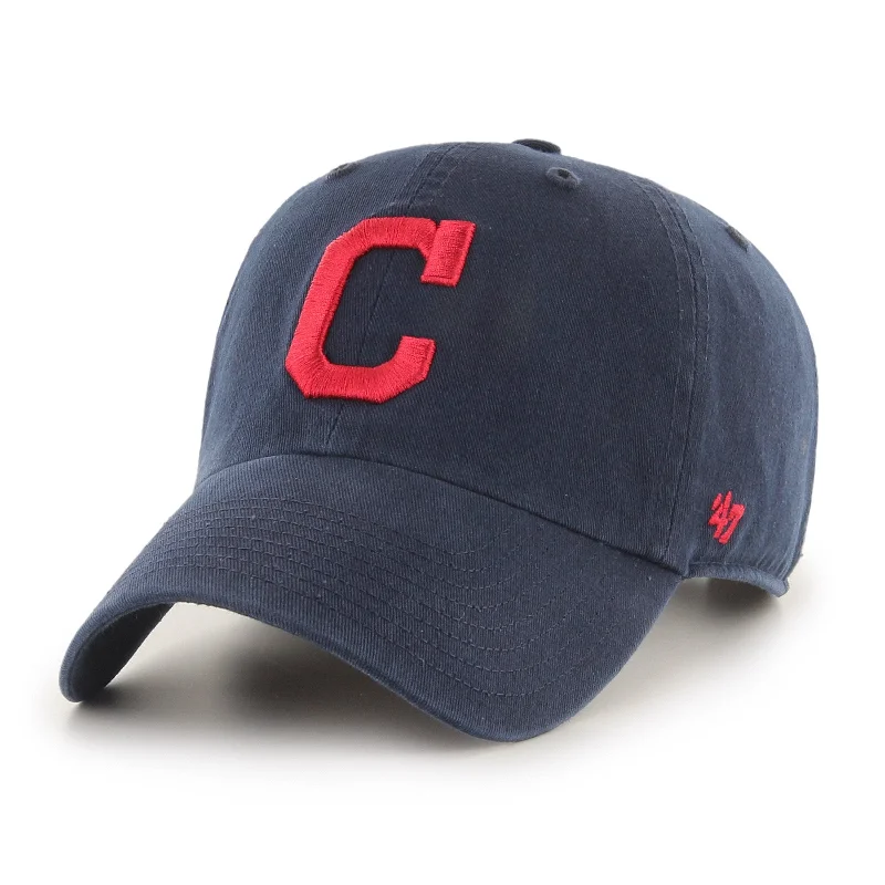 CLEVELAND INDIANS NAVY 47 CLEAN UP 47 CLEAN UP ALL