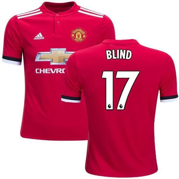 Men 17 Daley Blind Jersey Soccer Manchester United Jersey 2018