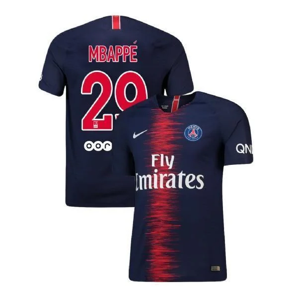 Men 29 Mbappe Jersey Home Soccer Paris Saint Germain Jersey 2019