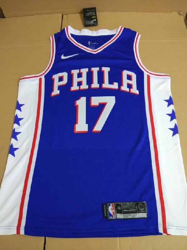 Men 17 JJ RedickJersey Jersey Blue Philadelphia 76ers Swingman Jersey Fanatics