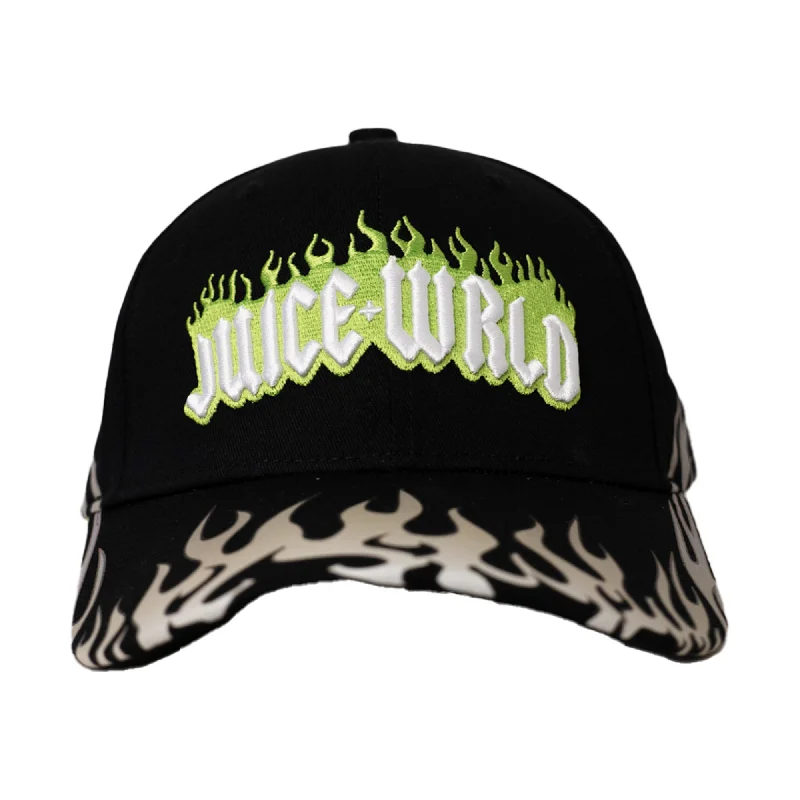 JUICE WRLD FLAME CORDUROY HAT (GREEN)