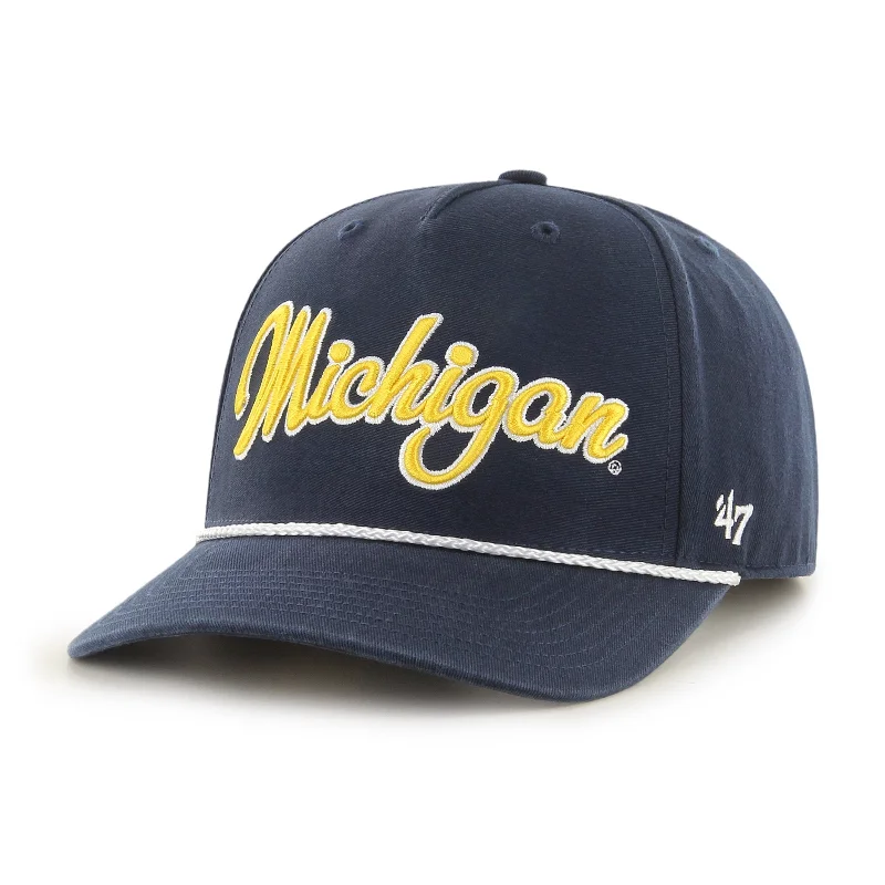 MICHIGAN WOLVERINES NAVY OVERHAND SCRIPT 47 MVP DV