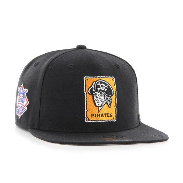 47 Brand Pittsburgh Pirates 1967 Sureshot Snapback Hat - Black