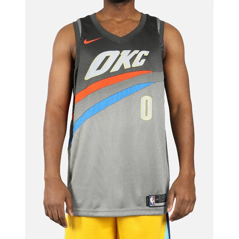 Men 0 Russell Westbrook City Edition Jersey Oklahoma City Thunder Fanatics