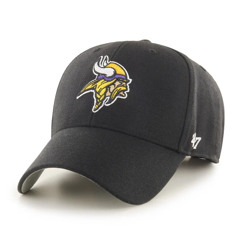 MINNESOTA VIKINGS BLACK 47 MVP 47 MVP WOOL ALL