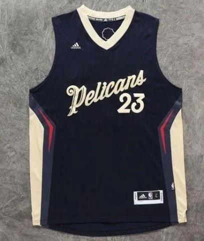 Men 23 Anthony Davis Jersey Dark Blue New Orleans Pelicans Christmas