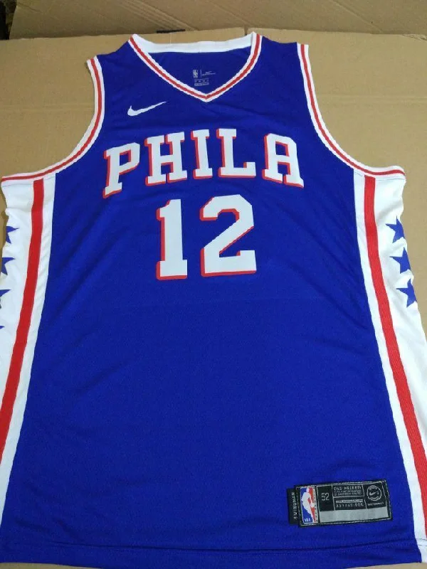 Men 12 T.J. McConnell Jersey Blue Philadelphia 76ers Jersey Fanatics