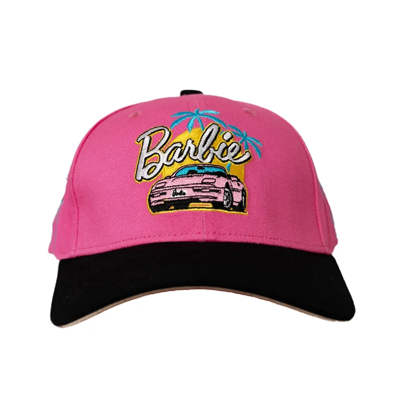 MALIBU BARBIE CORDUROY HAT (PINK/BLACK)