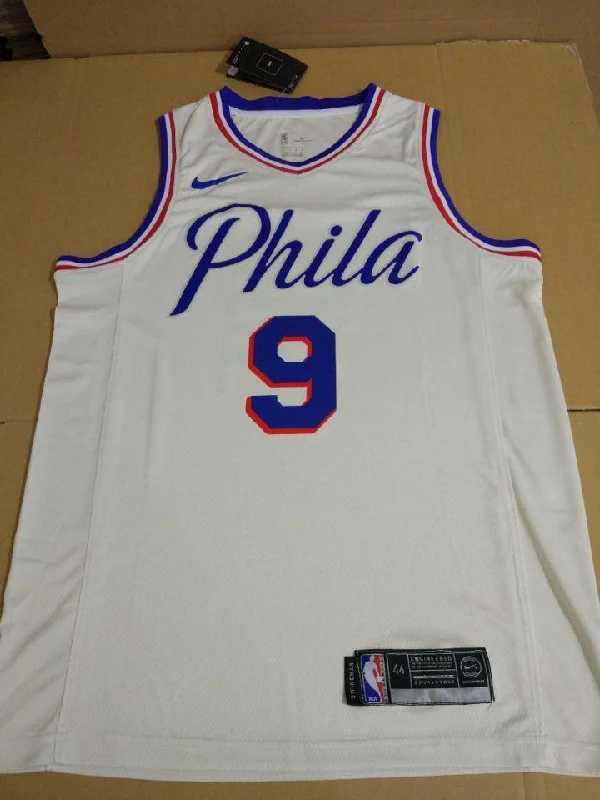 Men 9 Dario Saric Jersey White Philadelphia 76ers Swingman Jersey Fanatics