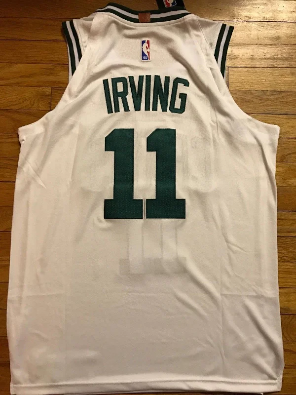 Men Boston Celtics 11 Kyrie Irving Jersey White Stitched Player