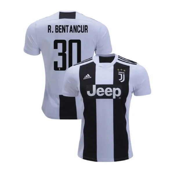 Men 30 Rodrigo Bentancur Jersey Home Soccer Juventus Jersey 2019 Serie A