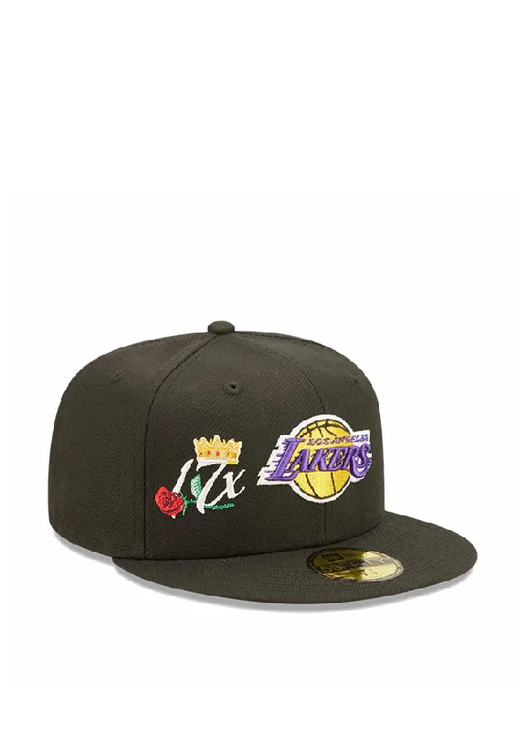 New Era Crown Champs 5950 Los Angeles Lakers Fitted Hat