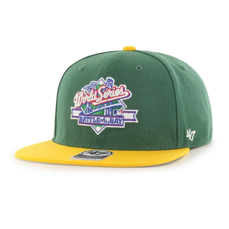 OAKLAND ATHLETICS BCPTN WORLD DARK GREEN BACK ARCH TT 47 CAPTAIN 47 CAPTAIN WOOL