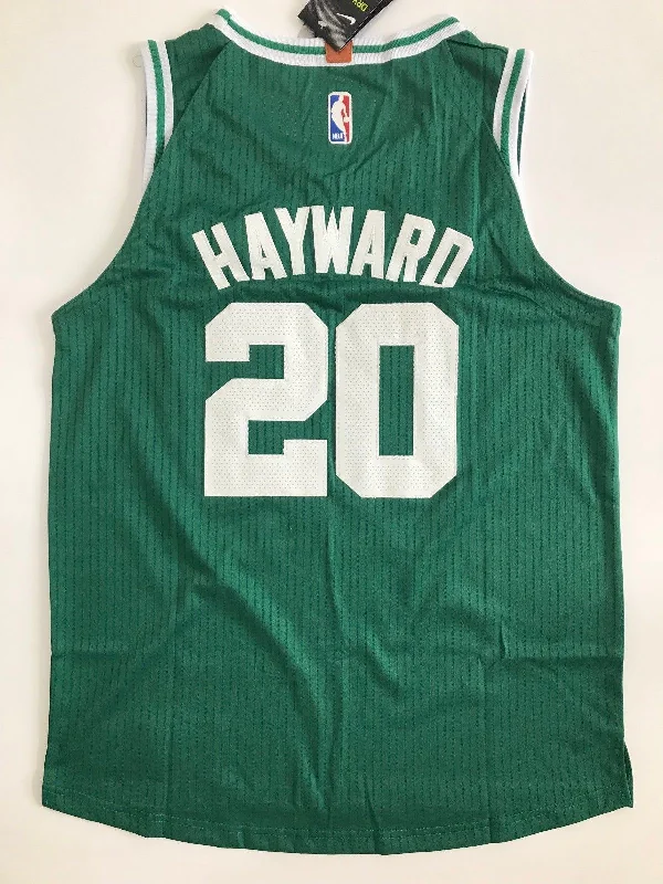 Men Gordon Hayward Jersey Green Boston Celtics Authentic Player