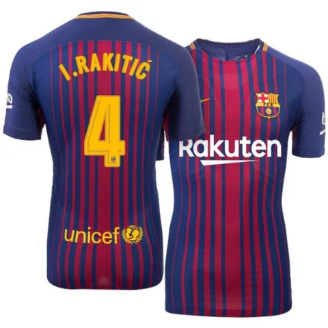 Men 4 Ivan Rakitic Jersey Soccer Barcelona Jersey 2018 La Liga