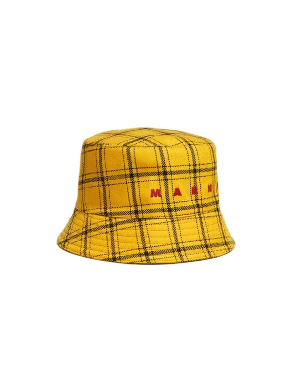 Marni Bucket Hat With Embroidered Logo