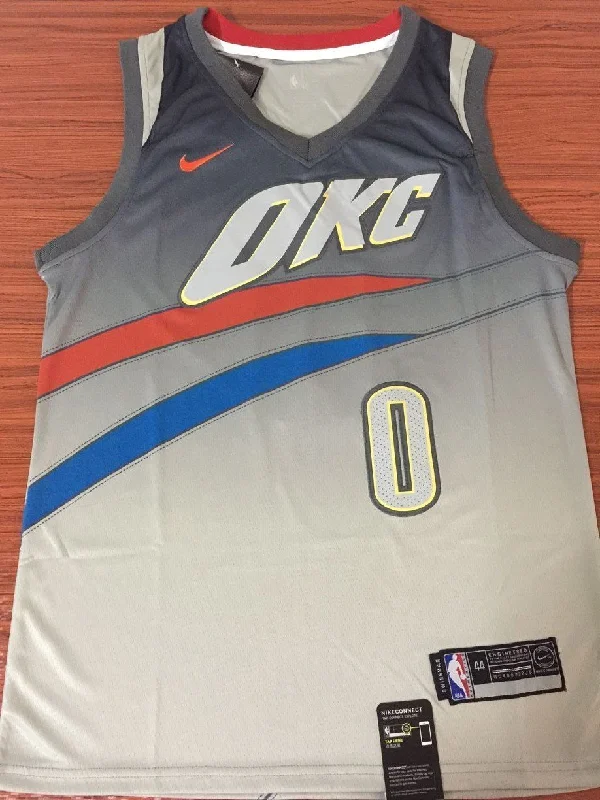 Men 0 Russell Westbrook Jersey City Edition Oklahoma City Thunder Fanatics