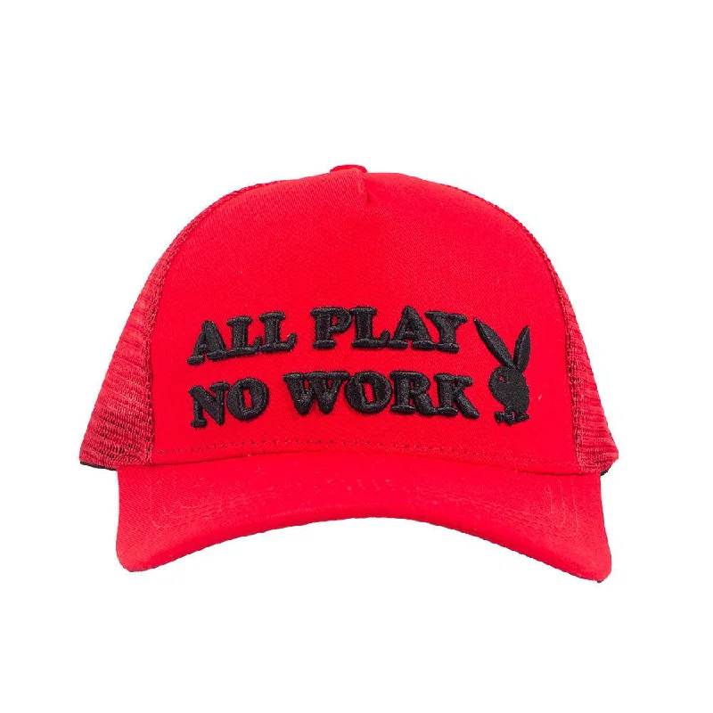 ALL PLAY NO WORK TRUCKER HAT