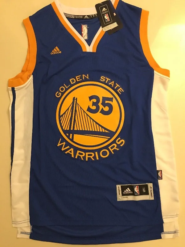 Men GSW 35 Kevin Durant Jersey Blue Golden State Warriors Jersey