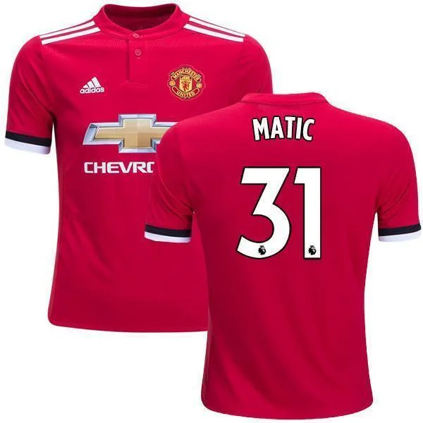 Men 31 Nemanja Matic Jersey Soccer Manchester United Jersey 2018