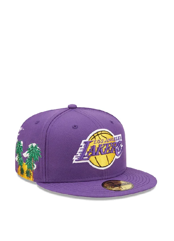 New Era Cloud Icon 5950 Los Angeles Lakers Fitted Hat