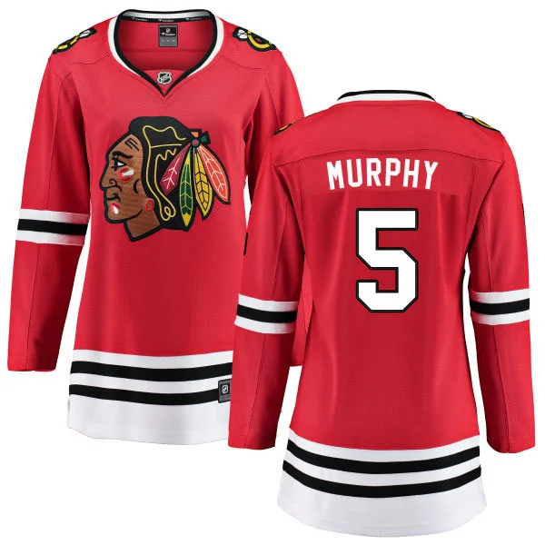 Chicago Blackhawks Connor Murphy Women's Home Breakaway Jersey w/ Authentic Lettering