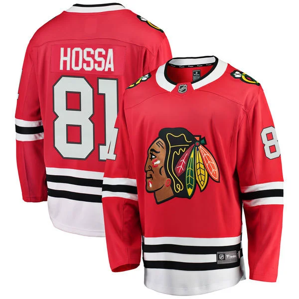 Chicago Blackhawks Marian Hossa Home Breakaway Jersey w/ Authentic Lettering