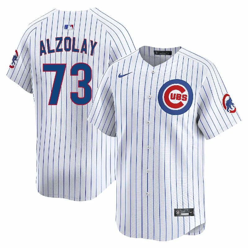 Chicago Cubs Adbert Alzolay Nike Home Vapor Limited Jersey W/ Authentic Lettering