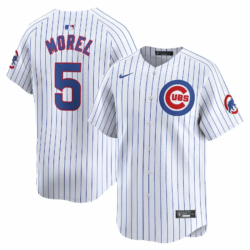 Chicago Cubs Christopher Morel Youth Home Nike Vapor Limited Jersey W/ Authentic Lettering