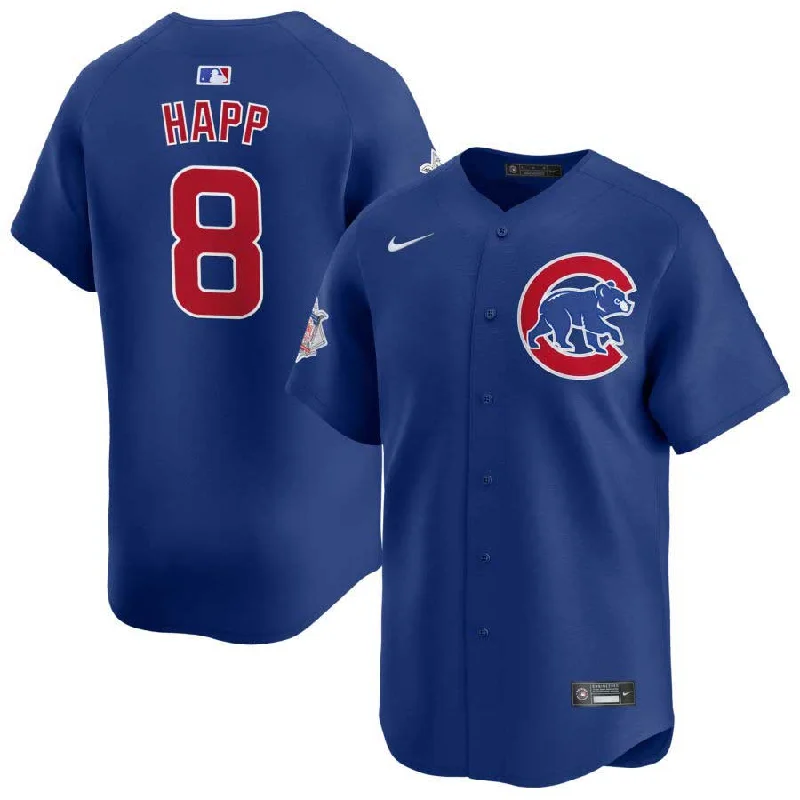 Chicago Cubs Ian Happ Nike Alternate Vapor Limited Jersey W/ Authentic Lettering