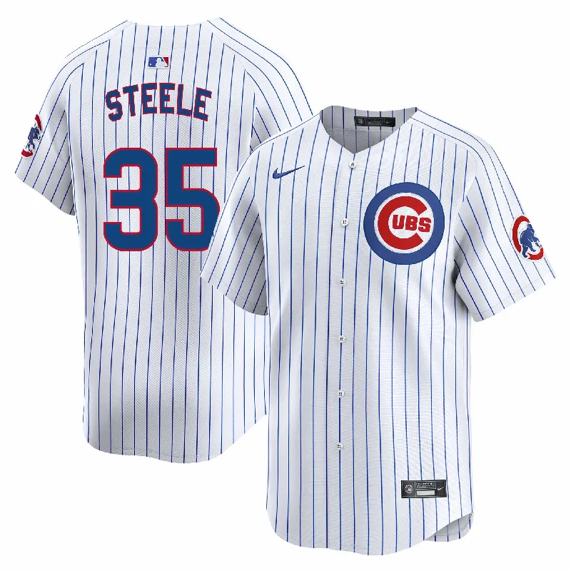 Chicago Cubs Justin Steele Nike Home Vapor Limited Jersey W/ Authentic Lettering