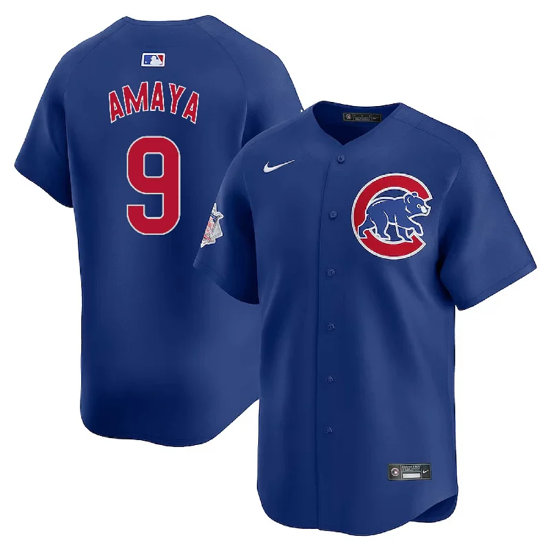 Chicago Cubs Miguel Amaya Nike Alternate Vapor Limited Jersey W/ Authentic Lettering