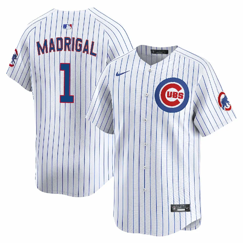 Chicago Cubs Nick Madrigal Nike Home Vapor Limited Jersey W/ Authentic Lettering