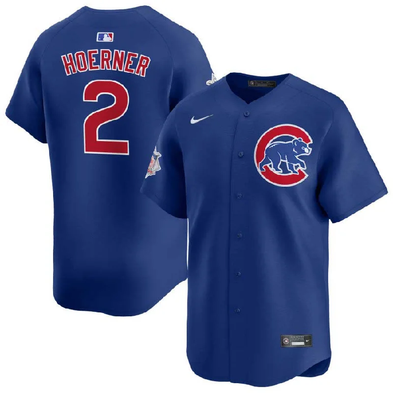 Chicago Cubs Nico Hoerner Nike Alternate Vapor Limited Jersey W/ Authentic Lettering