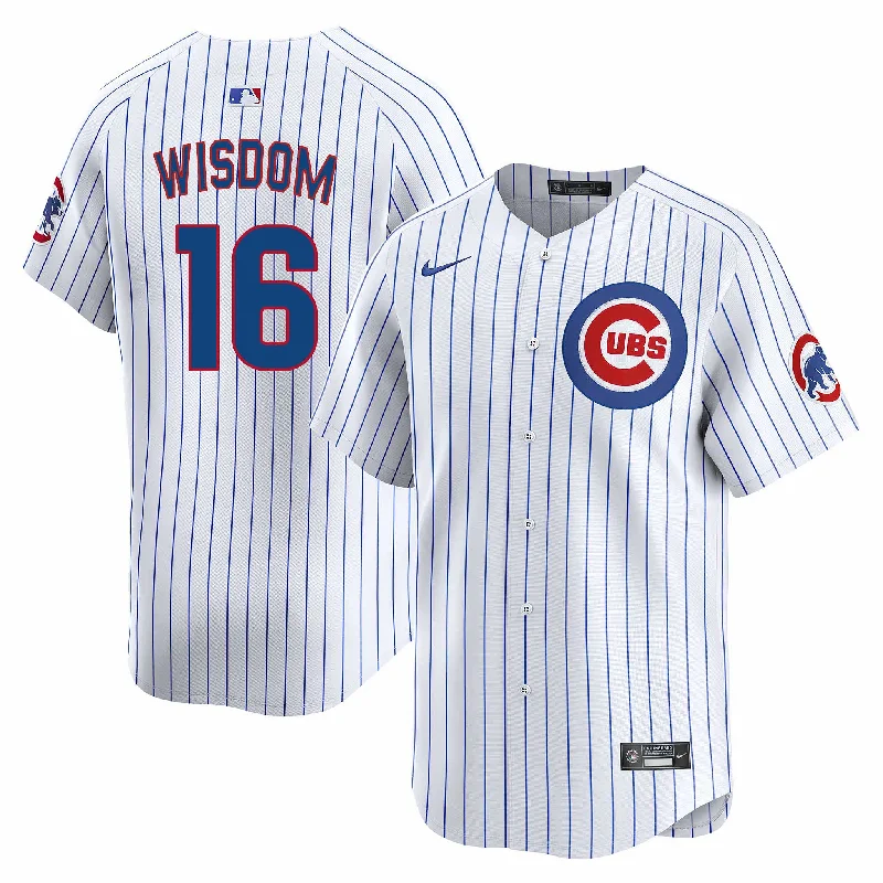 Chicago Cubs Patrick Wisdom Nike Home Vapor Limited Jersey W/ Authentic Lettering