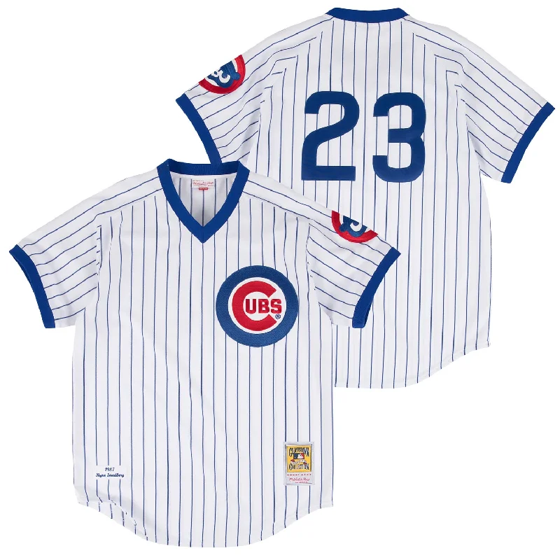 Chicago Cubs Ryne Sandberg 1987 Mitchell & Ness Authentic Home Jersey